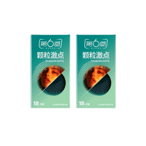 [중국 직배송] 6th Sense 스파이크 콘돔, 18개입 * 2박스, 대형 스파이크 매트 콘돔, 안전하고 정품이며 초박형으로 남성용입니다.