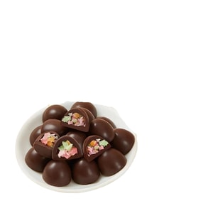 【中国直邮】 唐会美妆 KIEMEO跳跳糖黑巧克力礼盒装可可脂年货节送女友糖果喜糖零食【共10包】跳跳糖黑巧克力*1盒