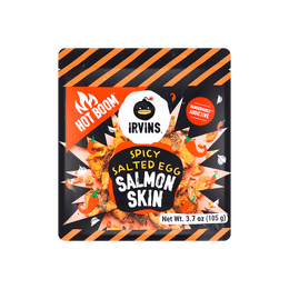 Spicy Salted Egg Salmon Skin Hot Bloom Edition 105g