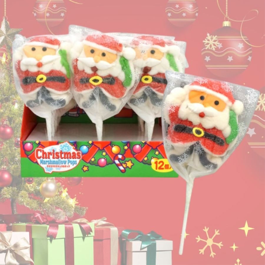 Santa Claus Shaped Gummy Marshmallows 45g