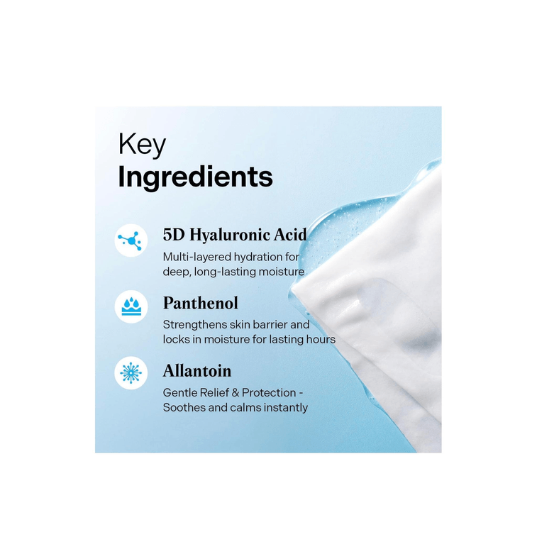 DIVE IN Hyaluronic Acid Facial Mask 27ml x 10ea 4