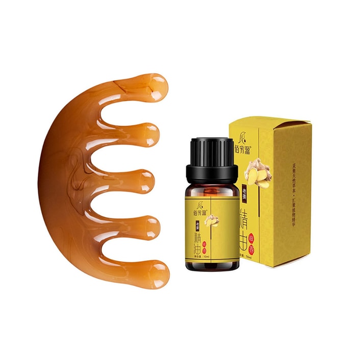 Multifunction Massage Comb #Amber Free essential oil
