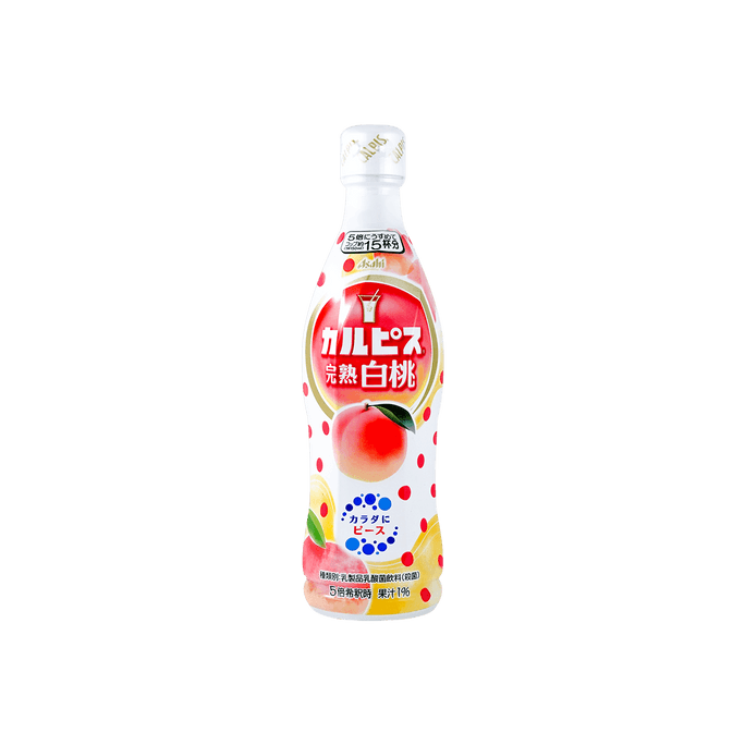 Japanese Calpis white peach flavor 16.58oz
