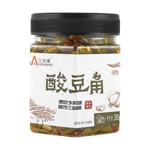 三知情 酸豆角 开胃腌制泡菜咸菜 280g【湖南下饭菜】
