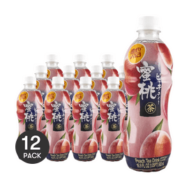 Bottle Jp Style Peach Tea Drink 16.9 fl oz*12【12 Packs】