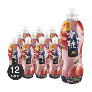 香港VITASOY 蜜桃茶 日式蜜桃饮品 500ml*12【12瓶装】