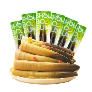 야생산 수제 죽순, 고추장맛, 아삭한 죽순 - 맛있는 간식 [소형 2팩 포함] 약 200g * 1팩