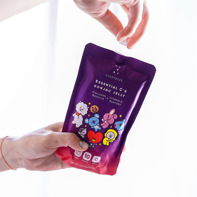 EVERYDAZE with BT21: Essential C’s Konjac Jelly – Lychee, 10pcs 4
