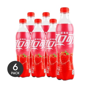 Strawberry Flavored Cola 16.91 fl oz *6【6 Packs】