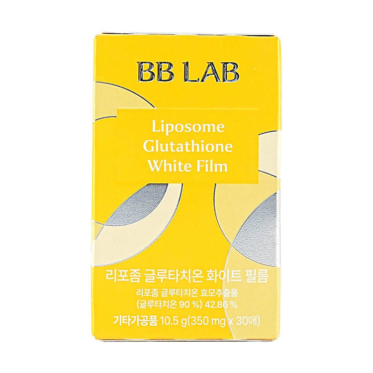 BB LAB Liposome Glutathione White Film (90% Glutathione), 30 Sheets,0.37 oz