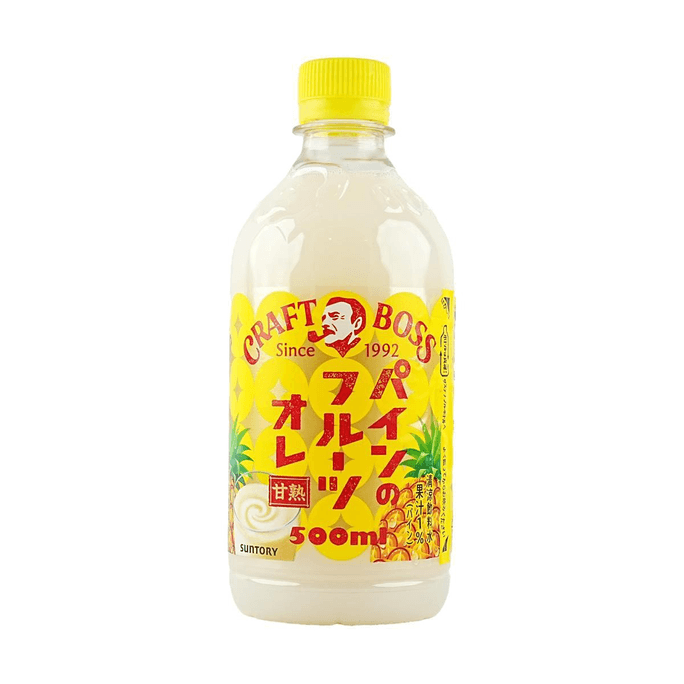 日本SUNTORY三得利 CRAFT BOSS 菠萝果奶 500ml