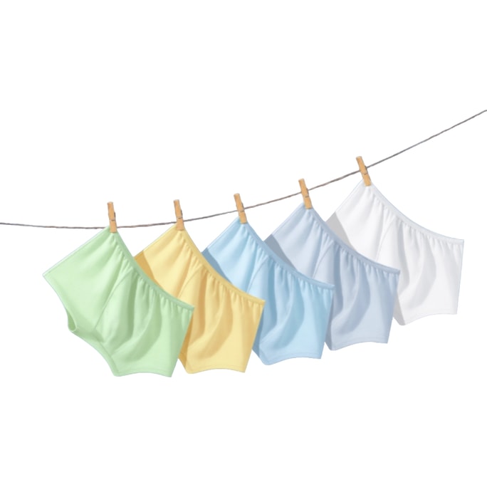 Children's Disposable Underwear for Boys, Boxer Style * 5 Pieces, M [15-25kg]