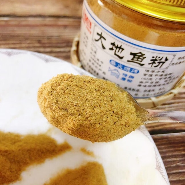 Dried Flounder Fish Powder, 3.53 oz【Guangdong Chaoshan Style】【For Soup and Wonton Noodles 】