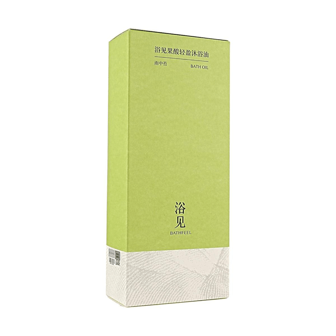 과일산 바디 오일 이끼 비 10.14 fl oz [영양 오일 클렌징][부드러운 각질 제거]