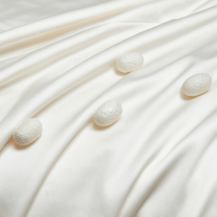 【中國直郵】羅萊家紡 遼安青絲 100%蠶絲被 A類標準 7A抗菌夏+四季被二合一被 150*215cm 適合 Full size 10