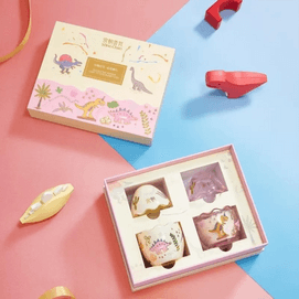 Cracked Wonderland Gift Box Double Egg Aroma Candle Ornament Daily Gifting