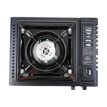 휴대용 가스 스토브, 야외 조리용 카트리지 스토브, 캠핑 장비, ZD-6800, 블랙