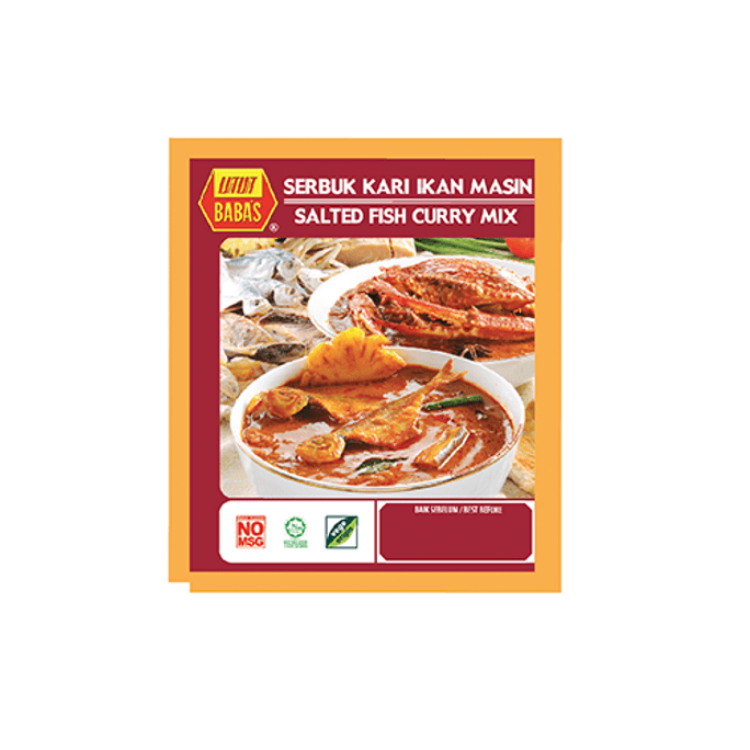 【马来西亚直邮】马来西亚 BABA'S 峇峇 咸鱼咖喱混合料 250g