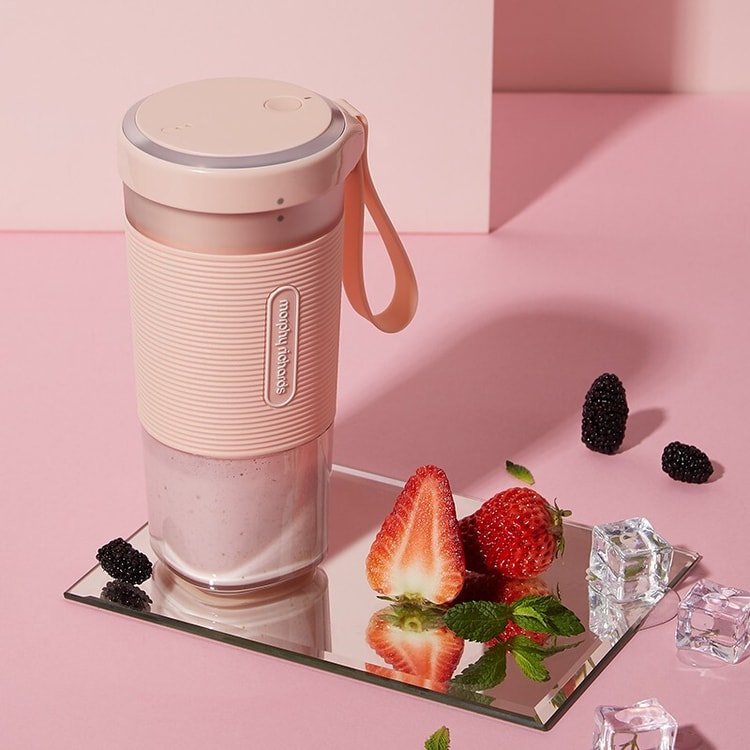 1 pc pink USB Electric Juicer Juice Extractor Fresh Juice Ten page