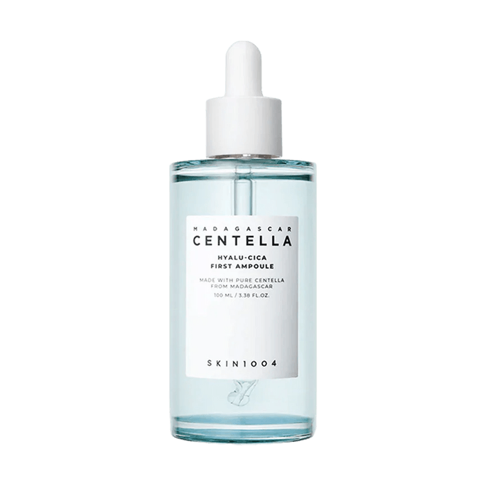 韩国SKIN1004理肤天使 马达加斯加积雪草 玻尿酸0阶段补水安瓶 保湿炸弹精华液 100ml 极速补水镇定