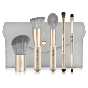 SIXPLUS 5Pcs Portable Makeup Brush Set - Play