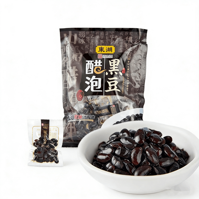 【中國直郵】 東湖 醋泡黑豆 120g 真空包裝開袋即食0添加腎形黑豆山西特產零食下酒菜