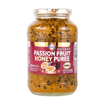 韩国SURASANG三进 百香果蜂蜜茶 浓缩果酱冲饮 冷热皆可 1kg 【酸甜可口 好喝过瘾】