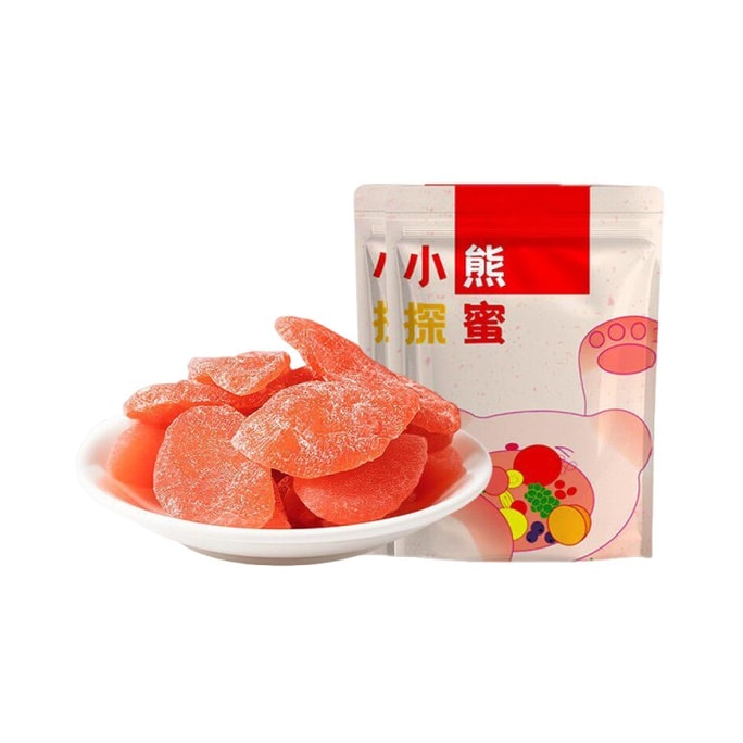 【中国直送】リトルベアーハニーエクスプロレーション 大型パッションフルーツドライフルーツ 250g*2袋 甘酸っぱいフルーツジャム トロピカルドライフルーツ 小腹を満たしテレビを見ながらゆったりと食べられるおやつ 特製おやつ 大量