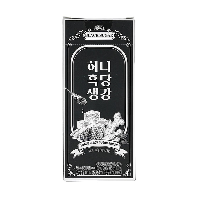 韓國DAMIZL​​E 蜂蜜黑糖薑茶 7包入 210g【滋養氣血】
