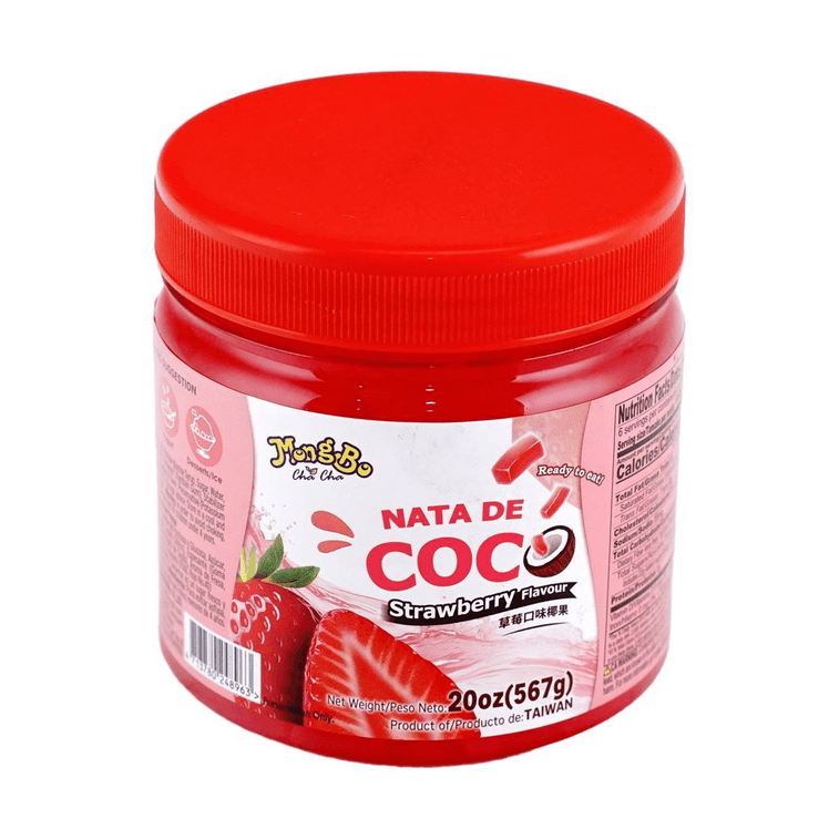 台湾MONGBO 草莓椰果 567g【奶茶甜品饮品小料】 4