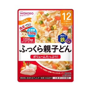 【日本直邮】 日本 和光堂 宝宝辅食 12月+ 鸡蛋蔬菜亲子粥 130g