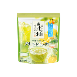 日本辻利 宇治抹茶青柠檬茶 1袋(180g) 蜂蜜茶 夏季饮品