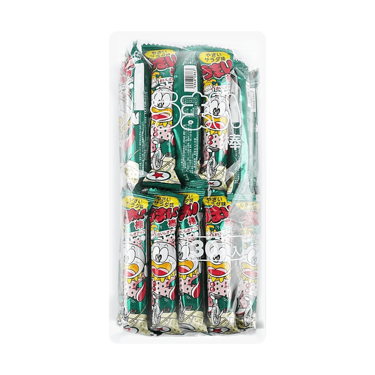 うまい棒 野菜サラダ味 30個 6.34オンス 4