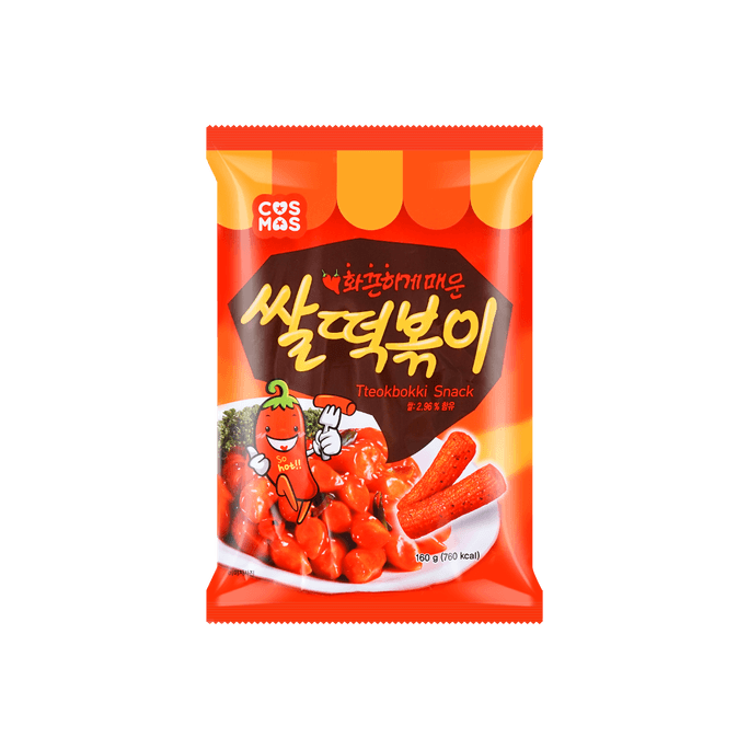韓國Cosmos 辣炒年糕風味膨化點心 160g