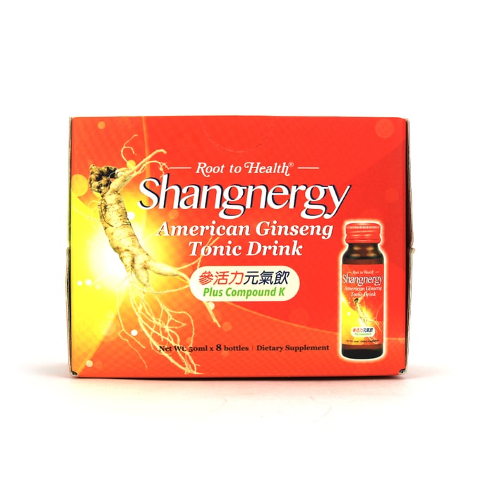 Shangnergy American Ginseng Tonic Drink 50mlx8/box
