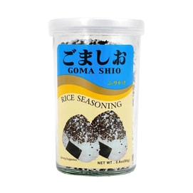Goma Shiro Furikake Rice Seasoning, Sesame Salt Flavor, 2.8 oz 【For Rice , Noodles and Onigiri】