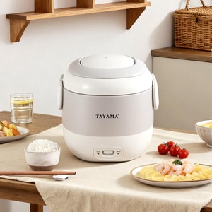 美国TAYAMA 1.5 杯迷你自动电饭煲 迷你电子锅 小型家用电饭锅
