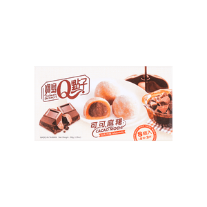 카카오 모찌 - 초콜릿이 들어간 떡, 8개, 2.8oz