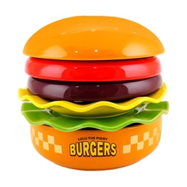 Lulu Pig Collaboration Hamburger Tableware Bowl Plate Set