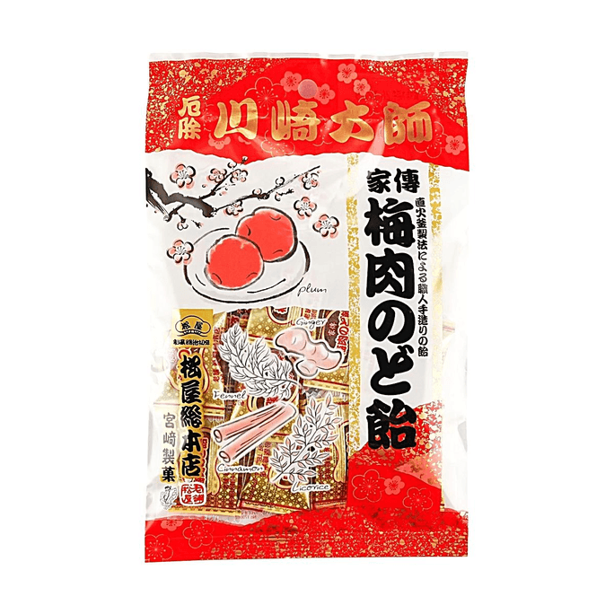 日本松屋总本店 梅子草本润喉糖 70g