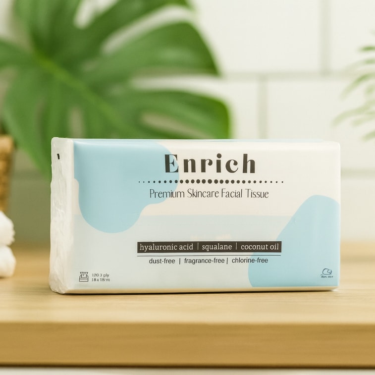 Luxury Lotion Facial Tissue 480ct 3-Ply Extra Soft Gentle Zero Dust Sensitive Skin-Friendly 7