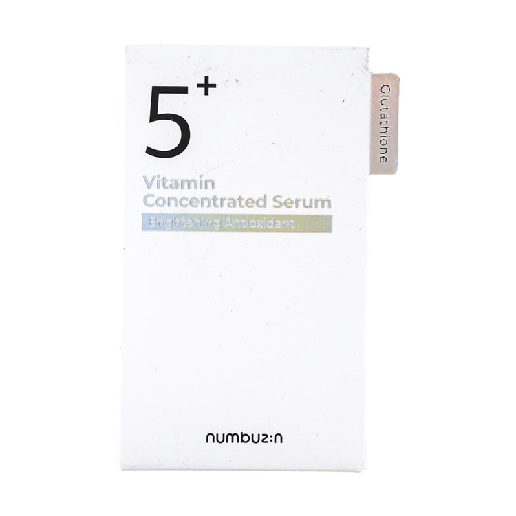 numbuzin no 5 glutathione vitamin concentrated face serum No.5+ Serum, 1.01 fl oz can ghk cu cause