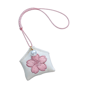 Lingyin Temple Sakura Blessing Treasure Omamori Bag Pendant