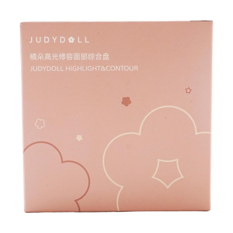 JUDYDOLL橘朵 高光修容盘综合盘 哑光高光提亮 面部阴影鼻影 新手自然 9g #01 波影盘 冷白皮挚爱 7