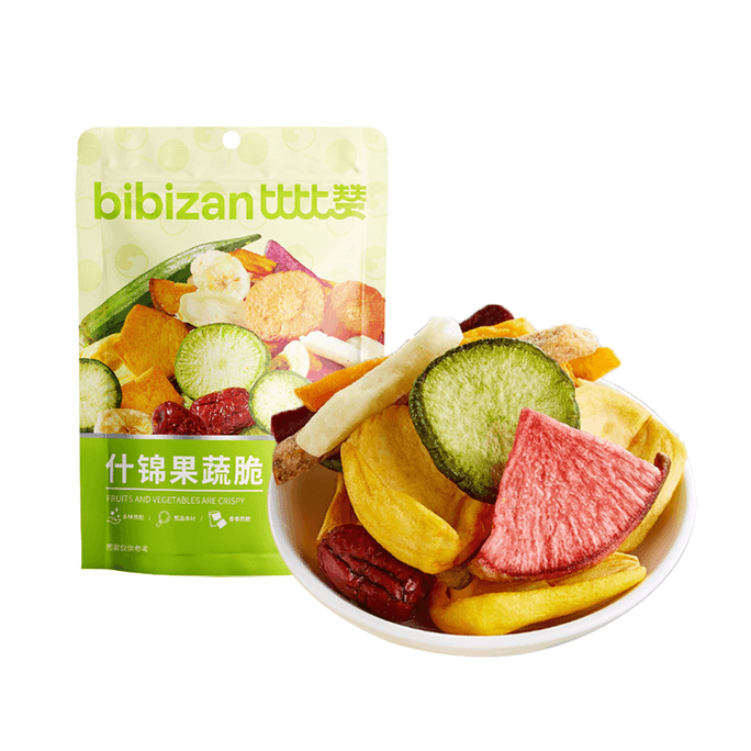 Mixed fruit and vegetable crisp Dehydrated dried vegetable Combination pack Zero food health Afternoon tea 125g