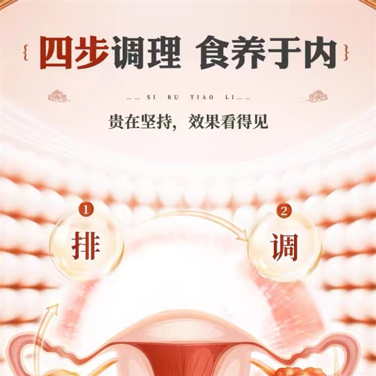 【中国直邮】协和京品   小月子人流小产后调理补品阿胶八珍膏双补生化汤产后排恶露   300g/罐 3