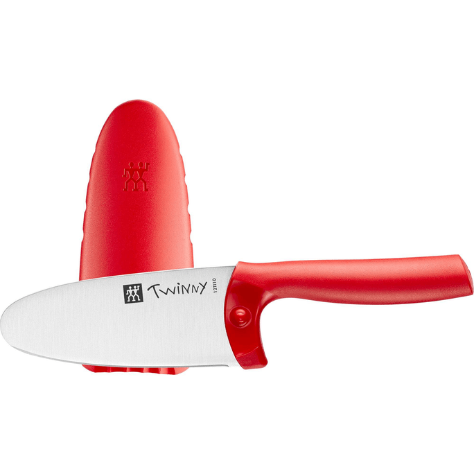 German ZWILLING TWINNY Kids Chef’s Knife 4-in / Red