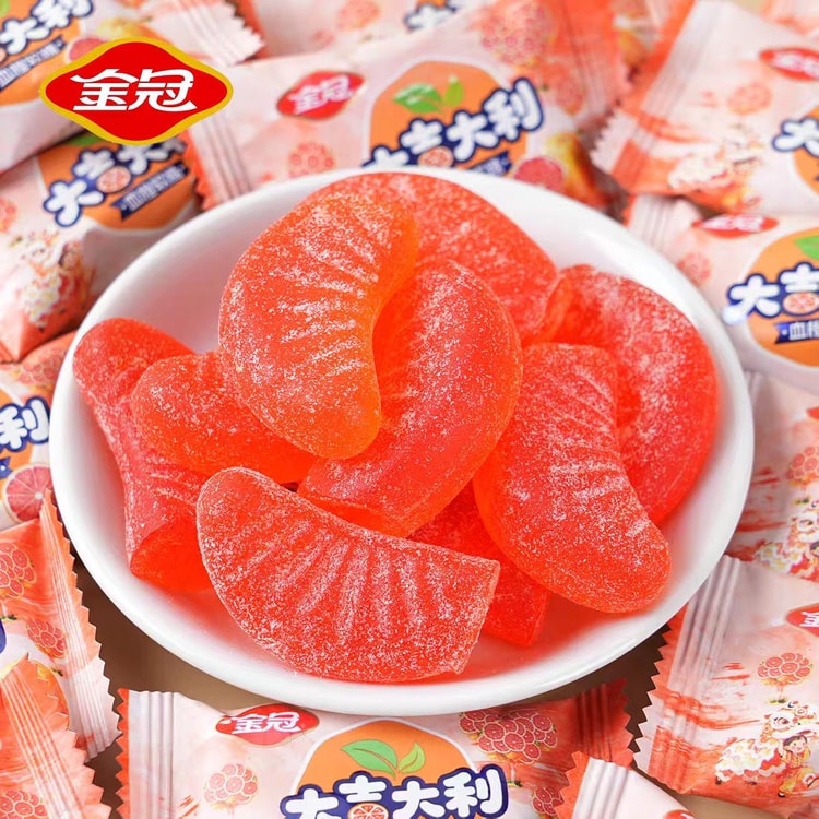 中国直送】ゴールデンクラウン ブラッドオレンジグミ 400g×1袋