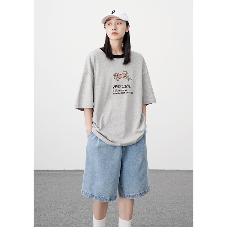 PROD 王者归来 大版宽松T恤  巧克力色 - S 3