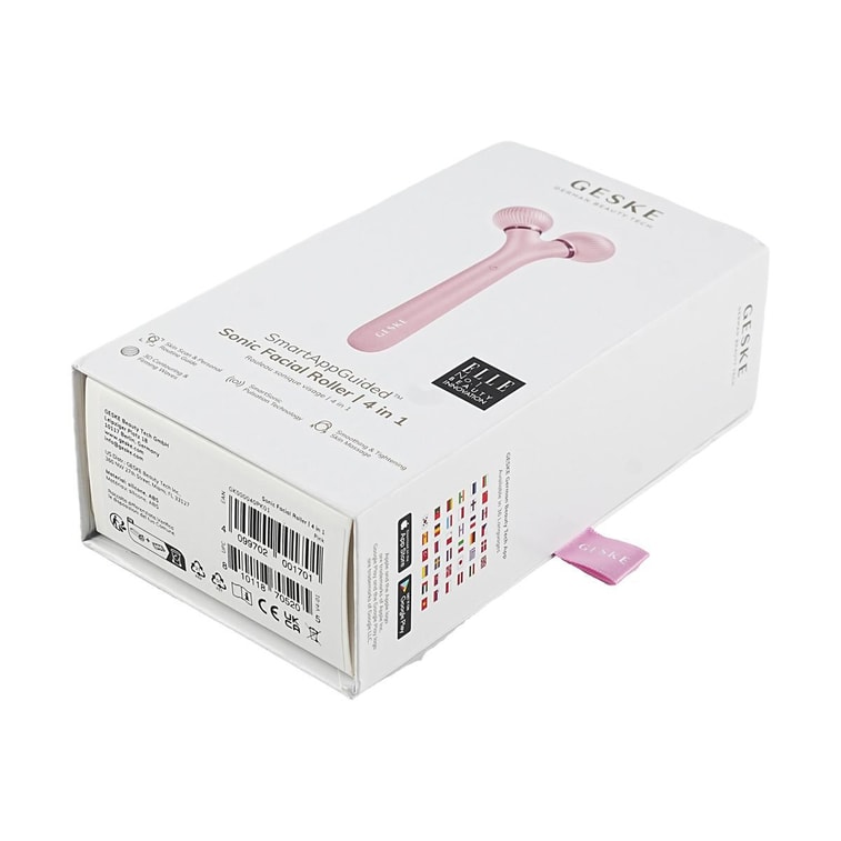 소닉 페이셜 롤러 페이스 4-1, 근육 긴장을 풀고 몇 초 만에 매끄럽고 탄력 있고 탄력 있는 피부를 얻으세요 #핑크 8